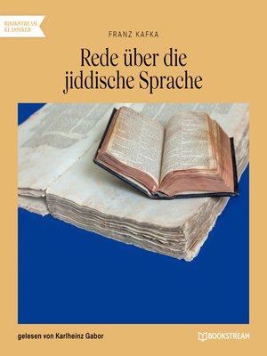 cover image of Rede über die jiddische Sprache